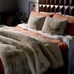 LUXOME Faux Fur Blanket and Pillows Bundle